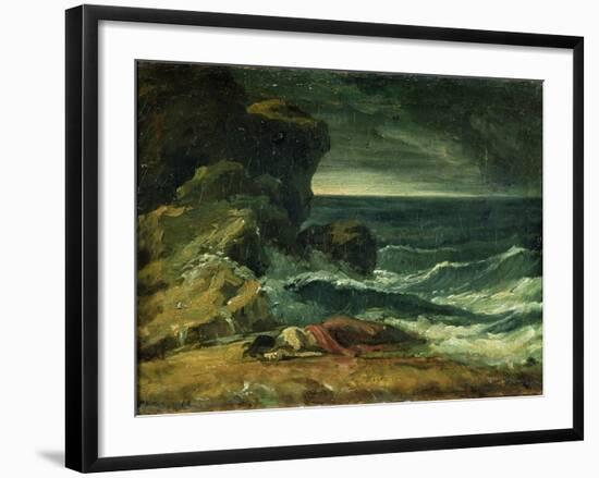 The Storm or the Wreck (Oil on Canvas)-Theodore Gericault-Framed Giclee Print