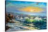 The Storm Sea On A Decline-balaikin2009-Stretched Canvas