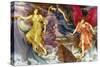 The Storm Spirits, 1900-Evelyn De Morgan-Stretched Canvas