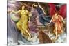 The Storm Spirits, 1900-Evelyn De Morgan-Stretched Canvas