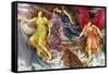 The Storm Spirits, 1900-Evelyn De Morgan-Framed Stretched Canvas