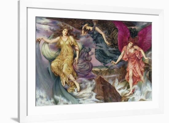 The Storm Spirits-Evelyn De Morgan-Framed Premium Giclee Print