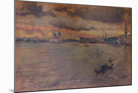 'The Storm, Sunset', 1880-James Abbott McNeill Whistler-Mounted Giclee Print