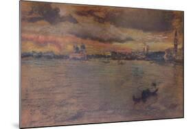 'The Storm, Sunset', 1880-James Abbott McNeill Whistler-Mounted Giclee Print