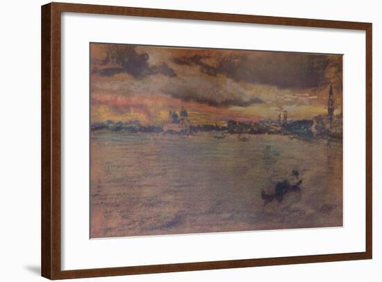 'The Storm, Sunset', 1880-James Abbott McNeill Whistler-Framed Giclee Print