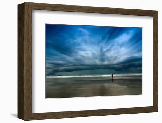 The Storm Surfer-José Eduardo F.-Framed Photographic Print