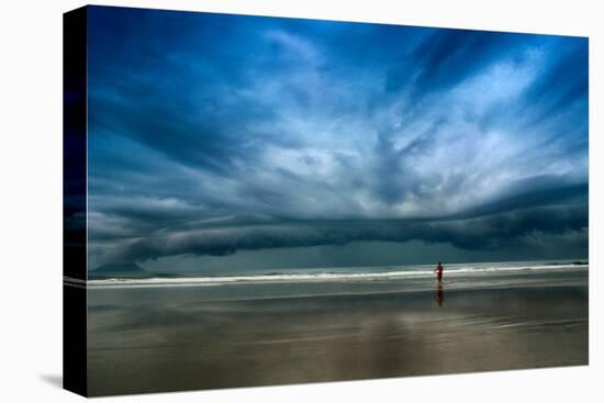 The Storm Surfer-José Eduardo F.-Stretched Canvas