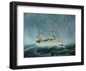 The Storm-Tossed Vessel, 1890-93-Henri Rousseau-Framed Premium Giclee Print