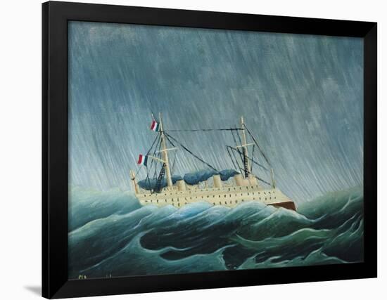 The Storm-Tossed Vessel, 1890-93-Henri Rousseau-Framed Giclee Print