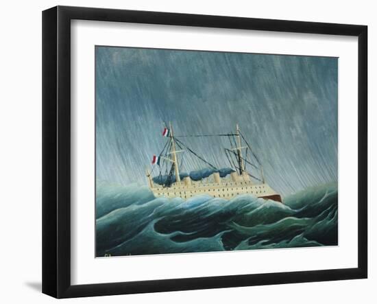 The Storm-Tossed Vessel, 1890-93-Henri Rousseau-Framed Giclee Print