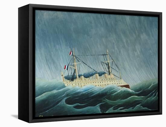 The Storm-Tossed Vessel, 1890-93-Henri Rousseau-Framed Stretched Canvas