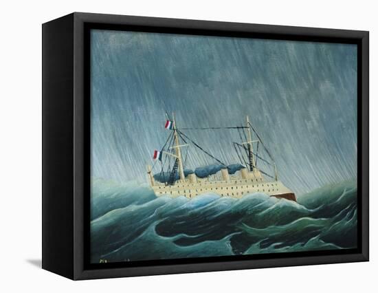 The Storm-Tossed Vessel, 1890-93-Henri Rousseau-Framed Stretched Canvas