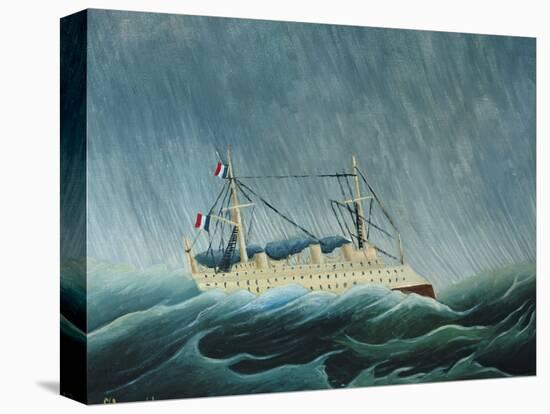 The Storm-Tossed Vessel, 1890-93-Henri Rousseau-Stretched Canvas