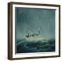 The Storm-Tossed Vessel, C.1899-Henri Rousseau-Framed Giclee Print
