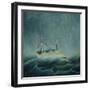 The Storm-Tossed Vessel, C.1899-Henri Rousseau-Framed Giclee Print