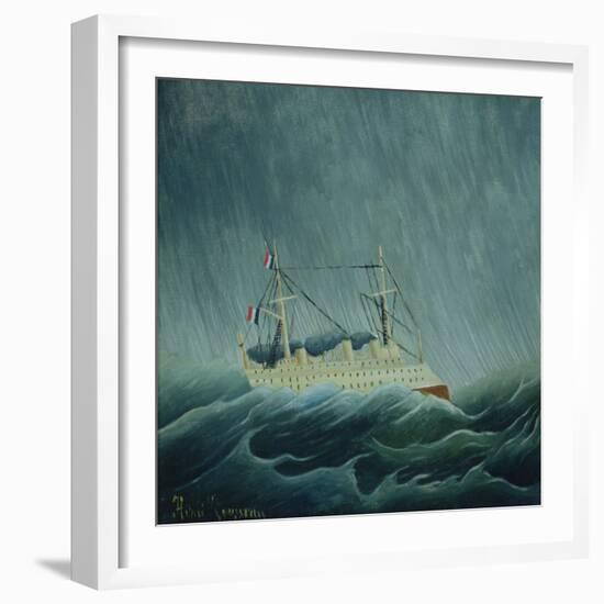 The Storm-Tossed Vessel, C.1899-Henri Rousseau-Framed Giclee Print