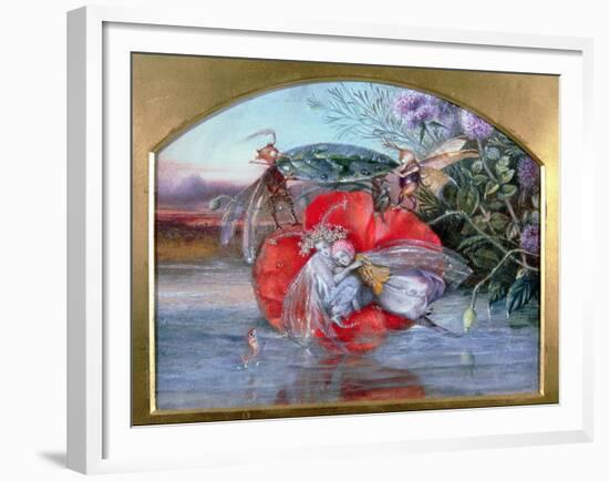 The Storm (W/C on Paper)-John Anster Fitzgerald-Framed Giclee Print