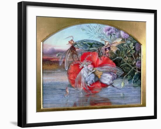 The Storm (W/C on Paper)-John Anster Fitzgerald-Framed Giclee Print