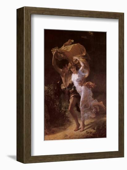 The Storm-Pierre-Auguste Cot-Framed Art Print