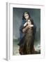 The Storm-William Adolphe Bouguereau-Framed Art Print