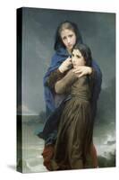 The Storm-William Adolphe Bouguereau-Stretched Canvas