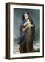 The Storm-William Adolphe Bouguereau-Framed Art Print