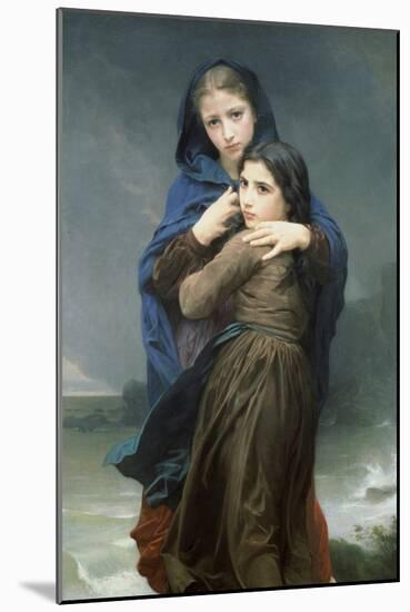 The Storm-William Adolphe Bouguereau-Mounted Art Print