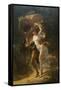 The Storm-Pierre-Auguste Cot-Framed Stretched Canvas