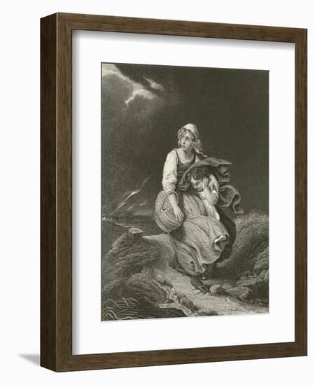 The Storm-Hippolyte Delaroche-Framed Giclee Print