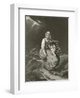 The Storm-Hippolyte Delaroche-Framed Giclee Print