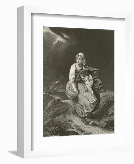 The Storm-Hippolyte Delaroche-Framed Giclee Print