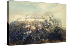 The Storming of Chapultepec Castle by American Troops, September 14, 1847-Carl Nebel-Stretched Canvas