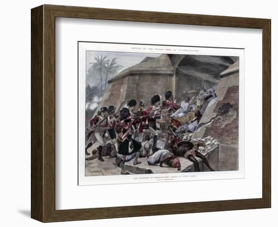 The Storming of Seringapatam Resulting in the Death of Tippu Sultan, 1894-Richard Caton Woodville II-Framed Giclee Print