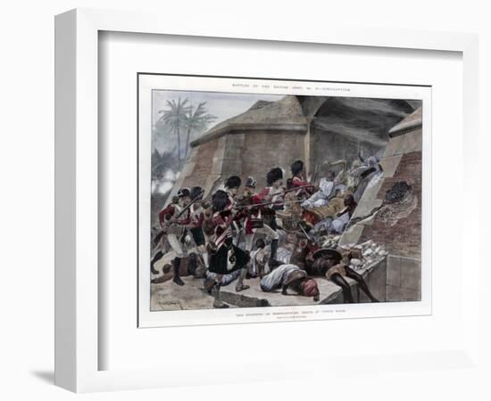 The Storming of Seringapatam Resulting in the Death of Tippu Sultan, 1894-Richard Caton Woodville II-Framed Giclee Print