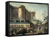 The Storming of the Bastille-null-Framed Stretched Canvas