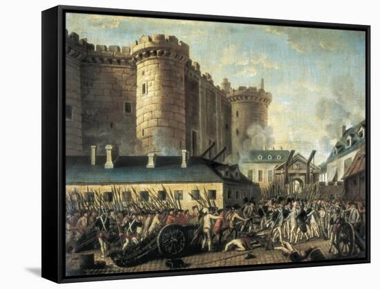 The Storming of the Bastille-null-Framed Stretched Canvas