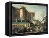 The Storming of the Bastille-null-Framed Stretched Canvas