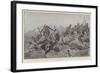 The Storming of the Dargai Ridge by the Gordon Highlanders-Richard Caton Woodville II-Framed Giclee Print