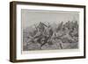 The Storming of the Dargai Ridge by the Gordon Highlanders-Richard Caton Woodville II-Framed Giclee Print