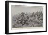 The Storming of the Dargai Ridge by the Gordon Highlanders-Richard Caton Woodville II-Framed Giclee Print