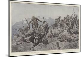 The Storming of the Dargai Ridge by the Gordon Highlanders-Richard Caton Woodville II-Mounted Giclee Print