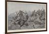 The Storming of the Dargai Ridge by the Gordon Highlanders-Richard Caton Woodville II-Framed Giclee Print