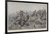 The Storming of the Dargai Ridge by the Gordon Highlanders-Richard Caton Woodville II-Framed Giclee Print