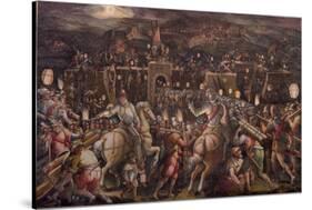 The Storming of the Fortress Near Porta Camollia in Siena, 1570-Giorgio Vasari-Stretched Canvas