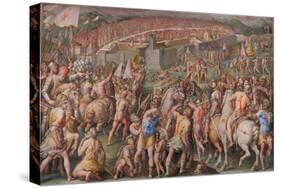 The Storming of the Fortress of Stampace in Pisa, 1568-1571-Giorgio Vasari-Stretched Canvas