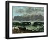 The Stormy Sea Or, the Wave, 1870-Gustave Courbet-Framed Giclee Print