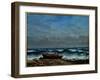 The Stormy Sea Or, the Wave-Gustave Courbet-Framed Giclee Print