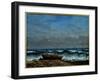 The Stormy Sea Or, the Wave-Gustave Courbet-Framed Giclee Print