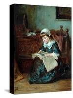 The Story Book, 1864-93-Robert Alexander Hillingford-Stretched Canvas