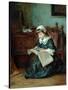 The Story Book, 1864-93-Robert Alexander Hillingford-Stretched Canvas